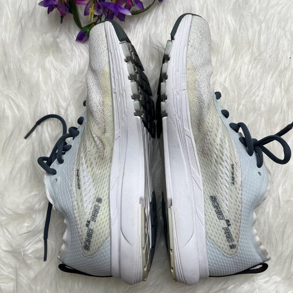 Salomon Running Shoes Sonic RA Pro 2 Sneakers Size 7.5 White - Picture 8 of 11
